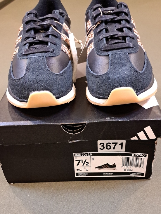 Adidas Run 70s 2.0 Shoes - Color: Black/Beige/Brown - Size: Women 7.5 - Picture 3 of 10